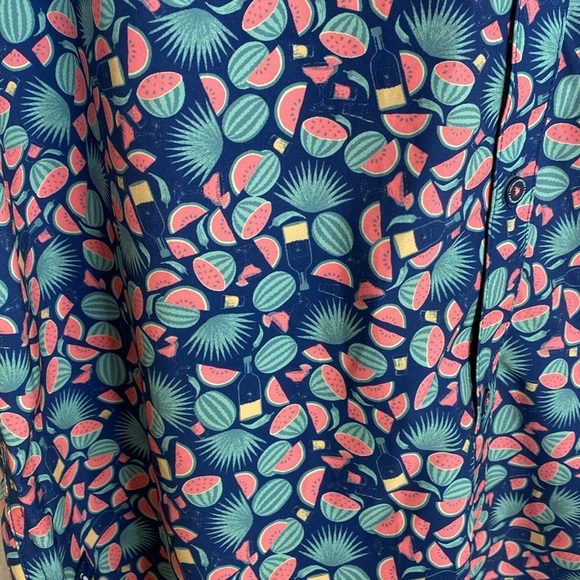 William Murray short sleeve polo shirt men’s large watermelons EUC - Picture 2 of 6